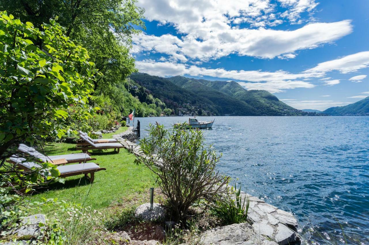 The Writer'S Nest Waterfront Villa By Rent All Como Faggeto Lario Exterior foto